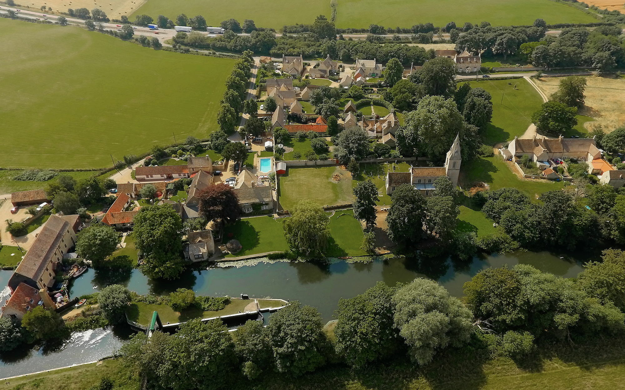 River Nene Cottages Water Newton Exterior foto